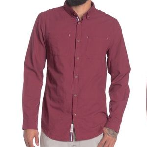 NWT Report Collection Solid Oxford Sport Shirt
